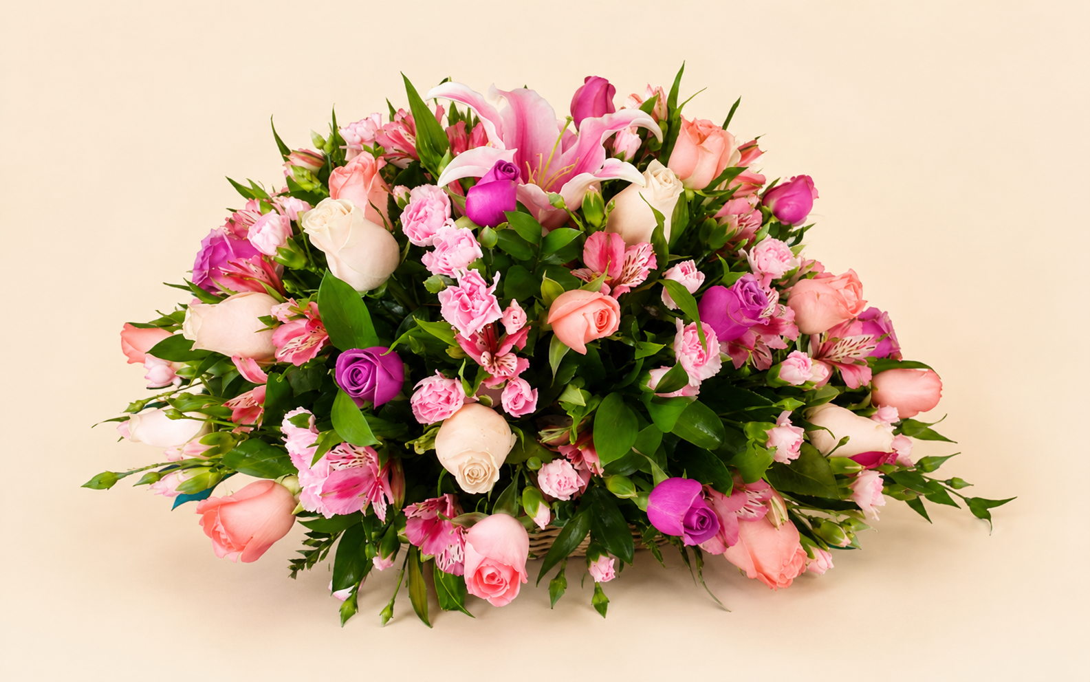 Canasta Mix 50 Rosas