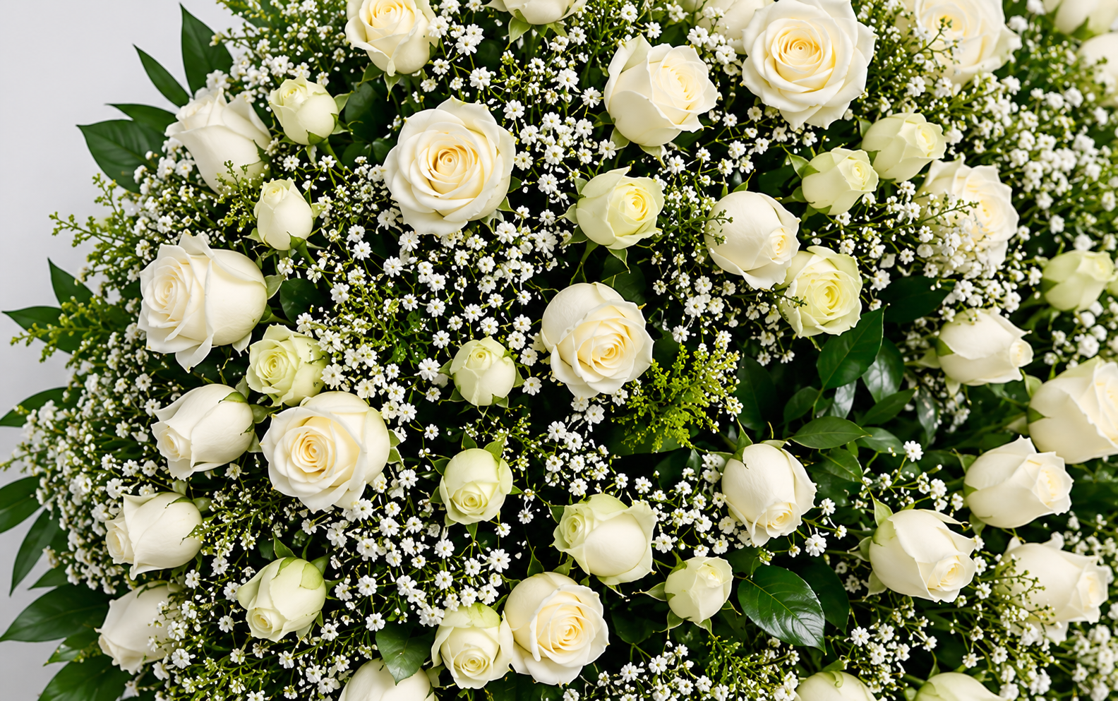 Corona Fúnebre 125 Rosas