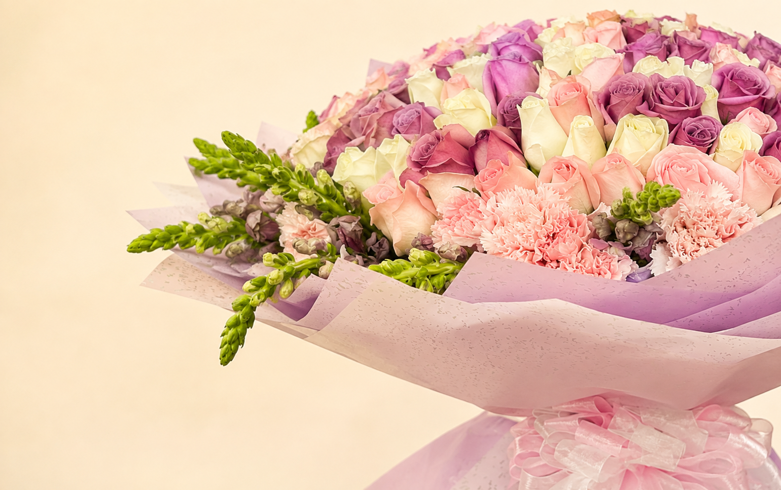 Ramo Rapunzel de 200 Rosas