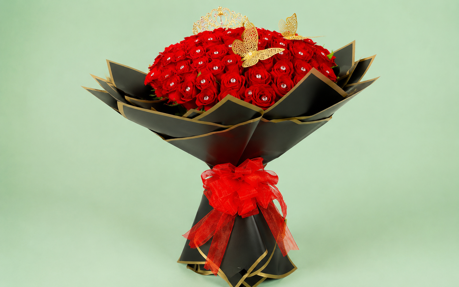 Ramo Buchón de 100 Rosas