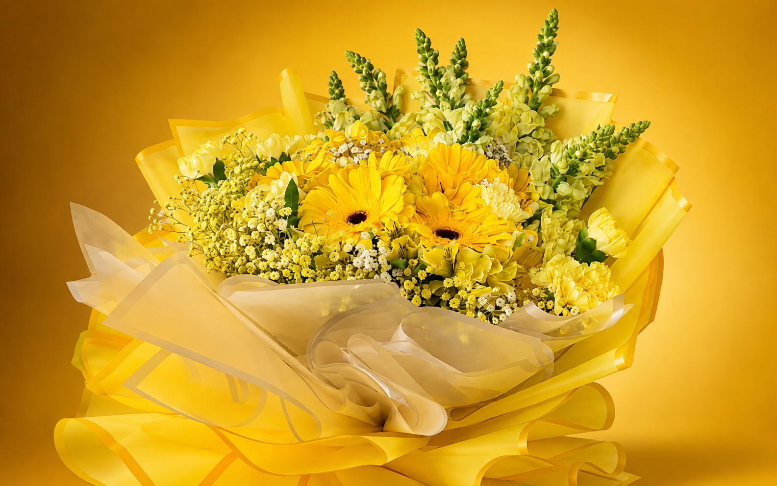 Primavera Amarilla Floral