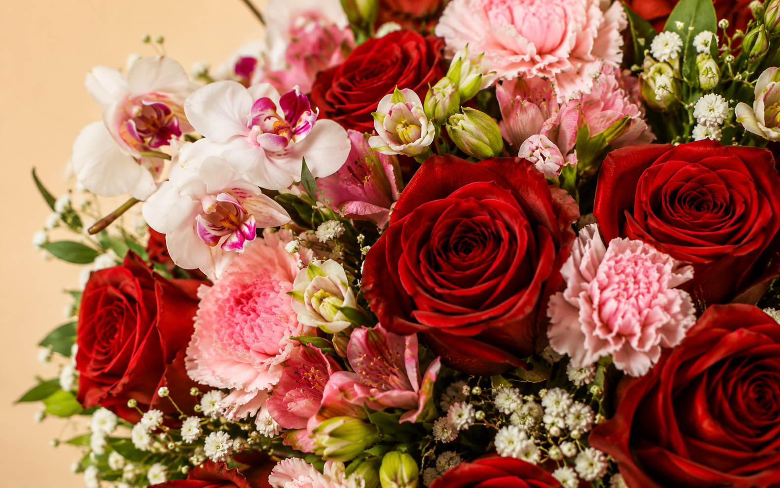 Esfera Floral con 200 Rosas, Orquídeas y Lisianthus