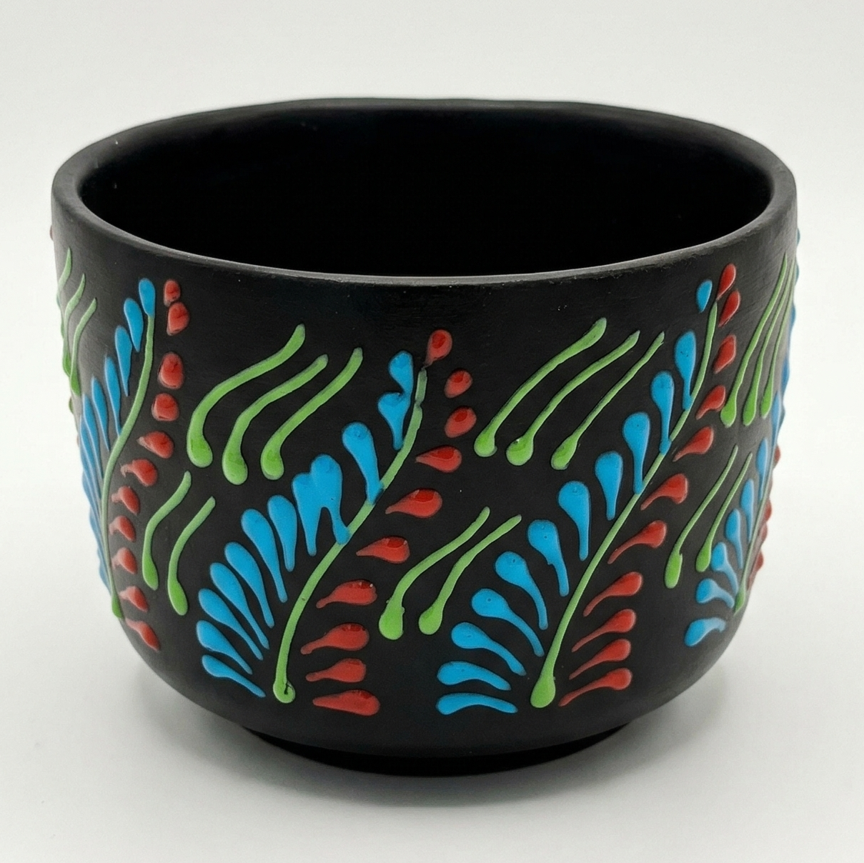 Talavera Cilindro Negro Mediano CH