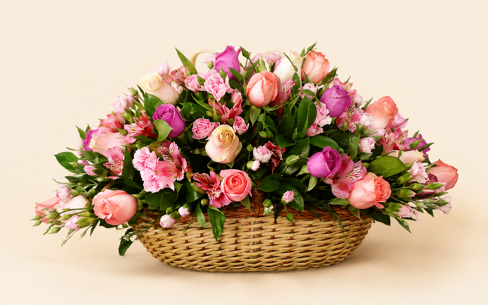 Canasta Mix 50 Rosas
