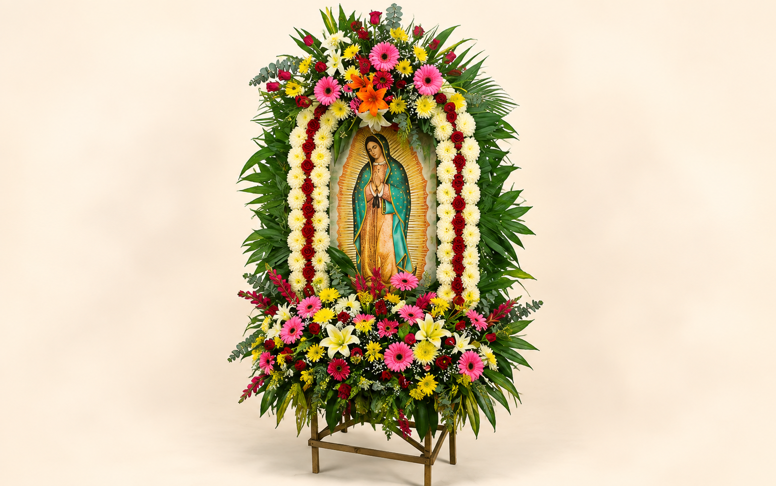 Corona de Flores Virgen de Guadalupe