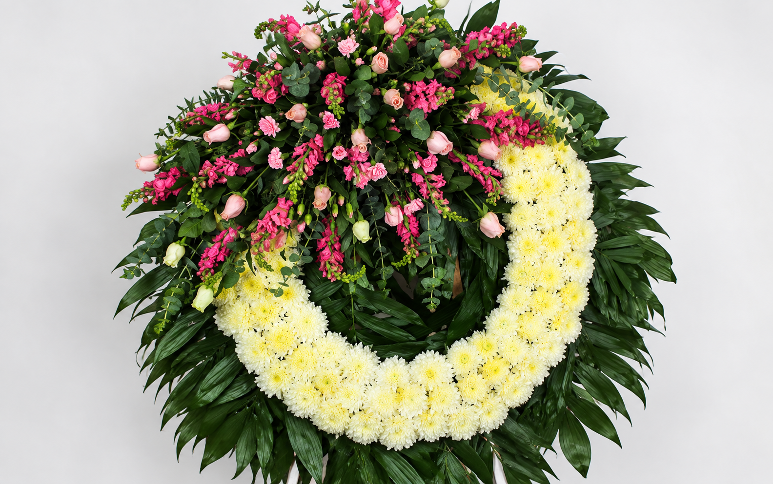 Corona Fúnebre Rosa