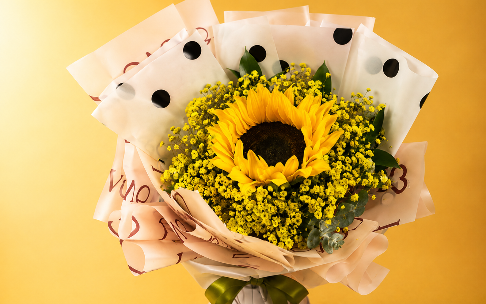 Girasol con Baby amarillo