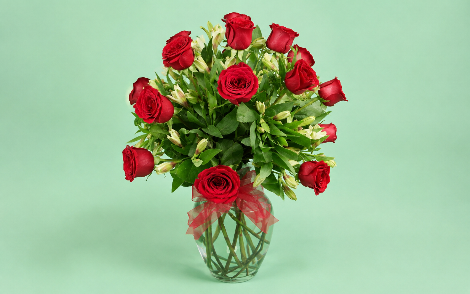 24 Rosas en Jarrón